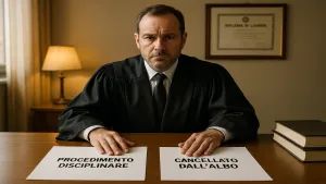 Avvocati: sì alla cancellazione dall'albo in pendenza di procedimento disciplinare