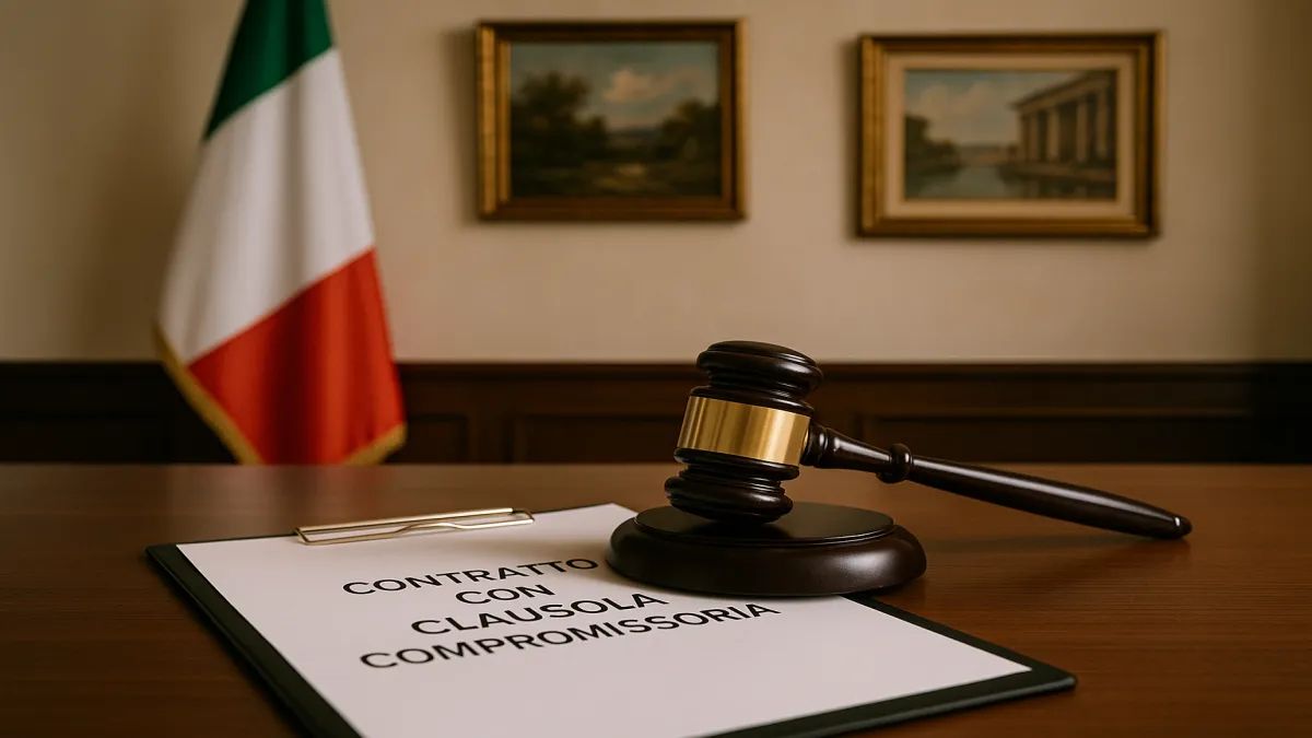 La clausola compromissoria non puo’ essere rilevata d’ufficio dal giudice