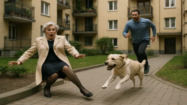 Cinofobia o aggressione da parte di un labrador ?