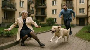 Cinofobia o aggressione da parte di un labrador ?