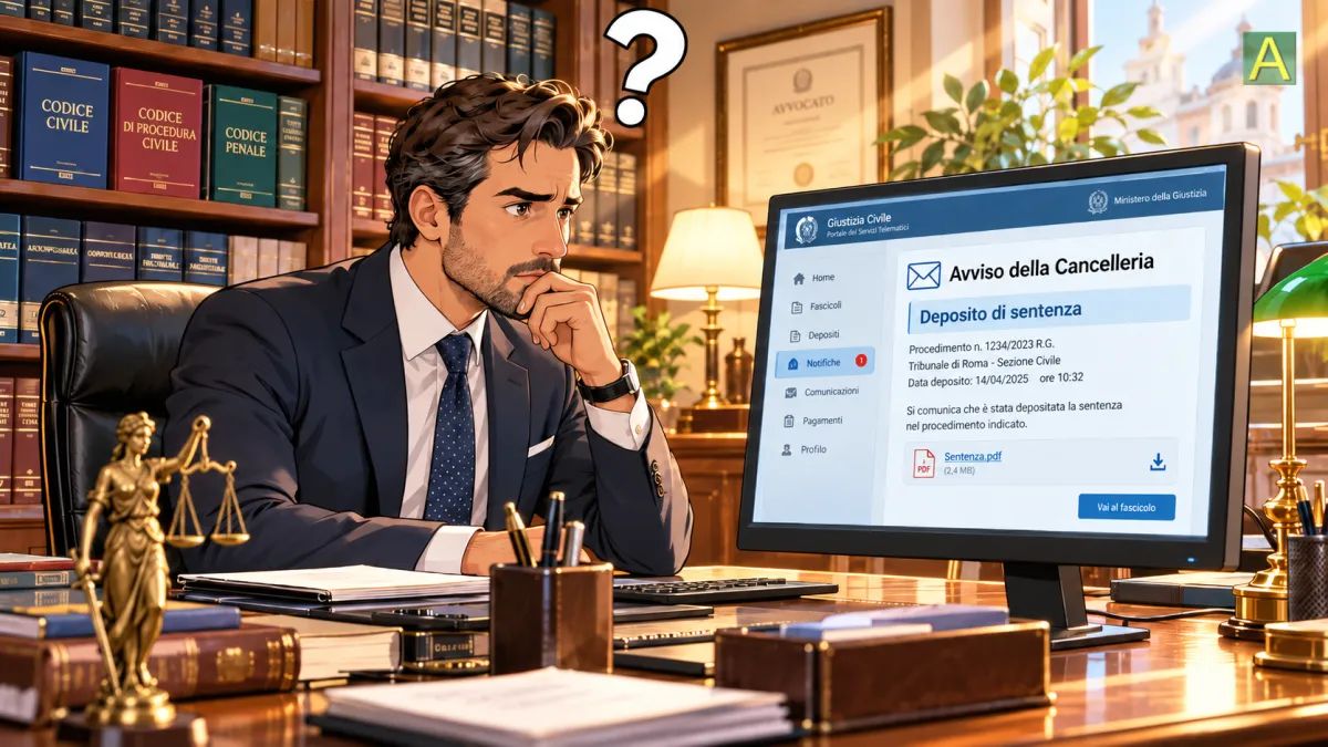 Errore di cancelleria sul deposito: il difensore che si affida non risponde della tardività