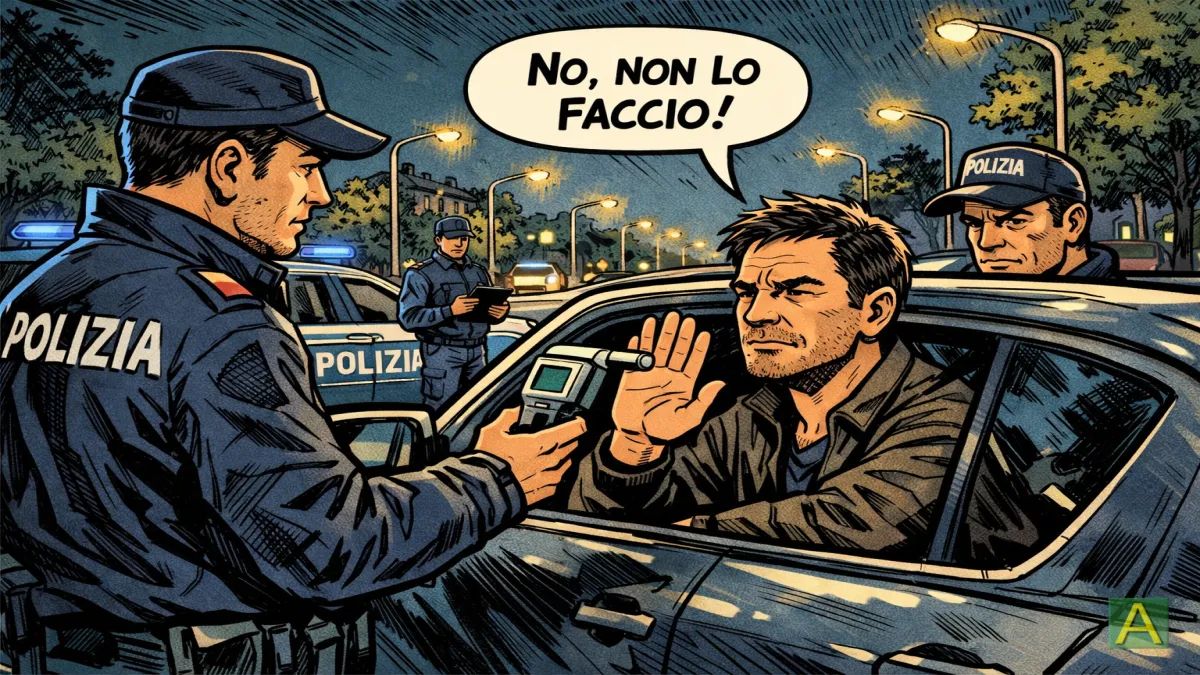 Il rifiuto di sottoporsi all'alcoltest esclude l'avviso al difensore