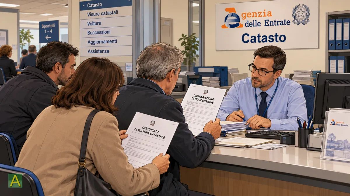Eredità: la voltura catastale integra accettazione tacita, la dichiarazione di successione no
