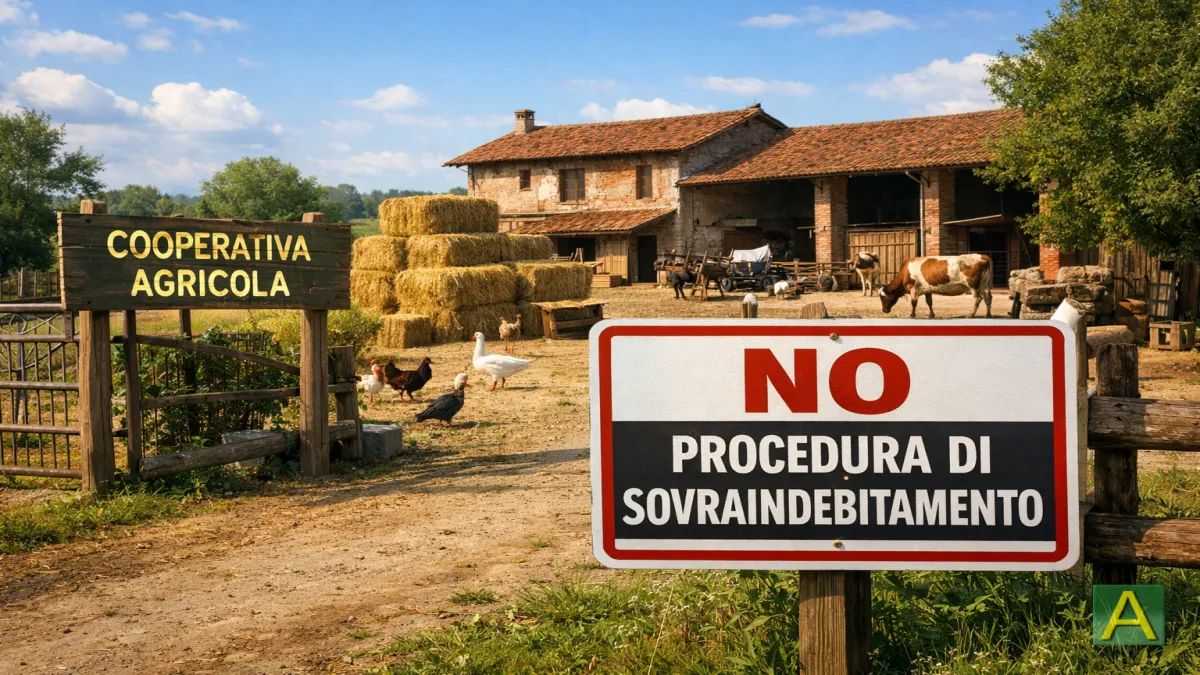 Cooperative agricole: no alla procedura di sovraindebitamento