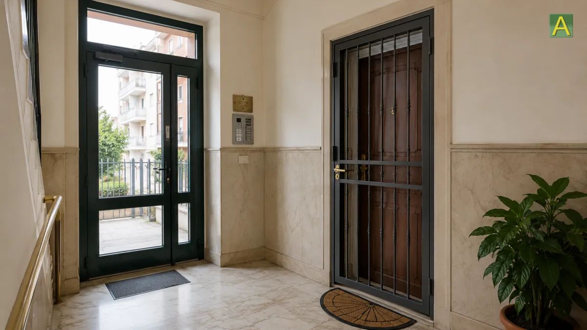 Inferriata sul pianerottolo condominiale: i limiti all'uso esclusivo del bene comune