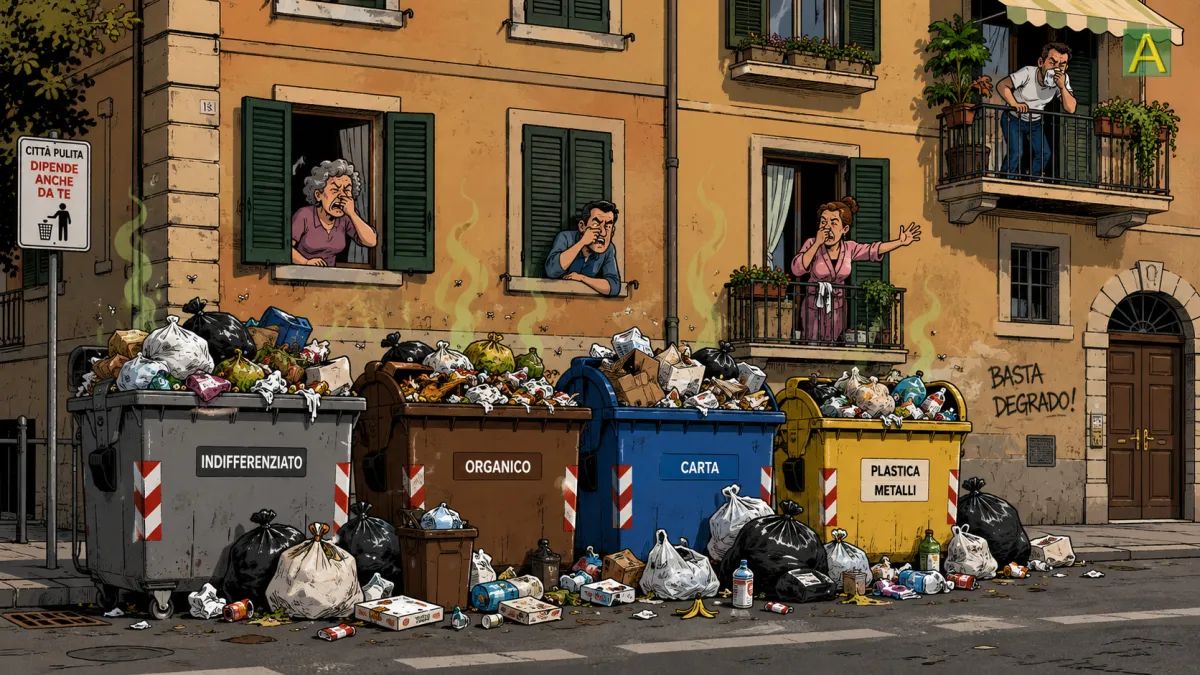 Cassonetti maleodoranti e rumorosi: sì alla rimozione ed al risarcimento del danno