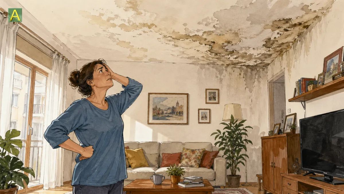 Infiltrazioni da terrazza: solidarietà piena tra condominio, locatore e conduttore