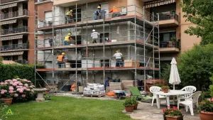 Cappotto termico sul muro a confine sconfina nel fondo vicino: conseguenze