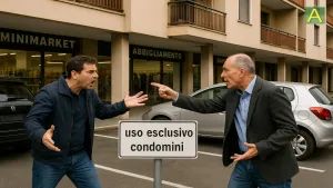 Lite sull'uso del parcheggio condominiale: la competenza è del GdP