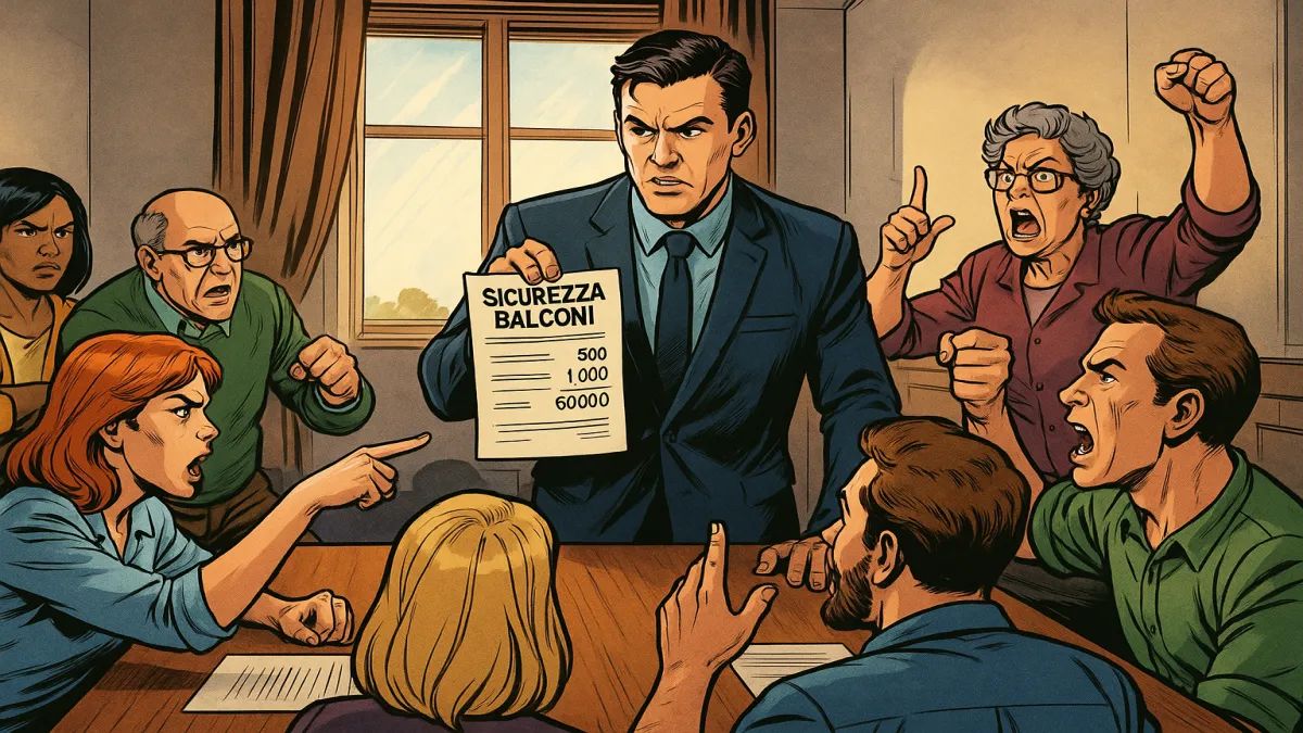 Messa in sicurezza dei balconi: il criterio di ripartizione della spesa
