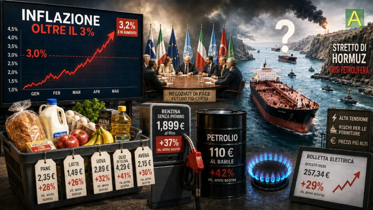 Pubblicato l'indice Istat di maggio 2026