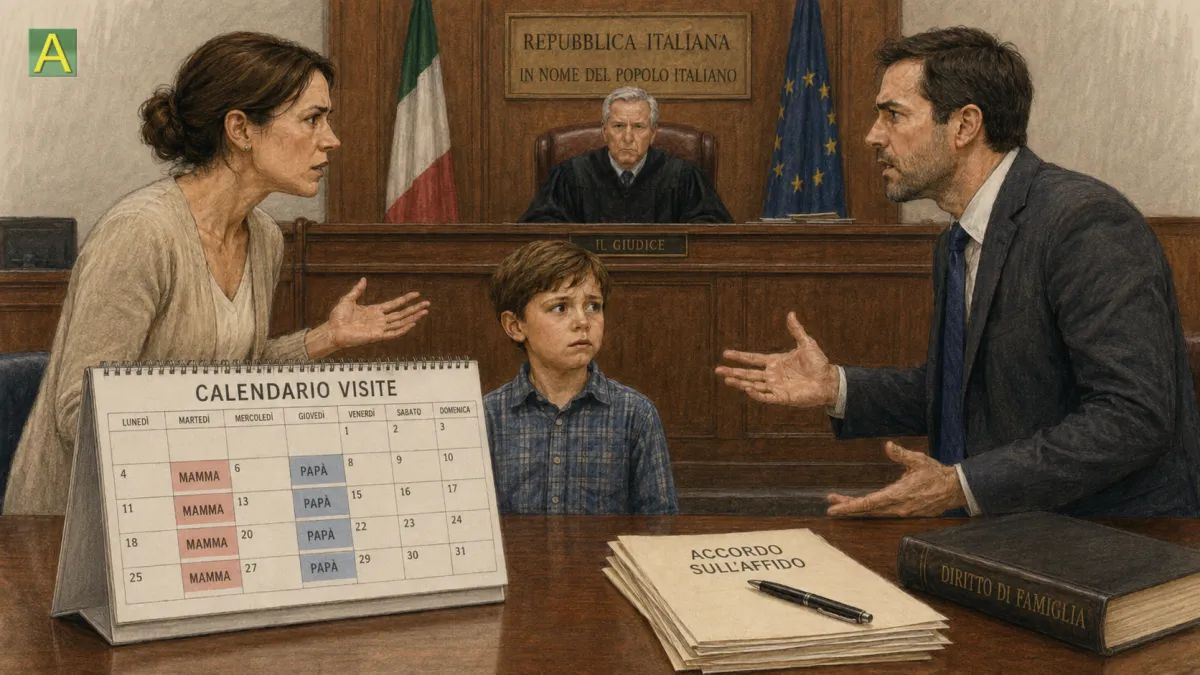 Affidamento condiviso: la parità dei tempi con i figli non è un diritto automatico
