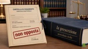 Cartella di pagamento notificata e non opposta: decorrenza della prescrizione