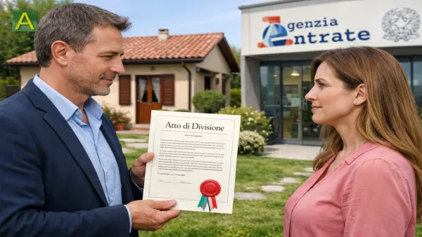 Divisione giudiziale successiva tra ex coniugi: no all'imposta di registro