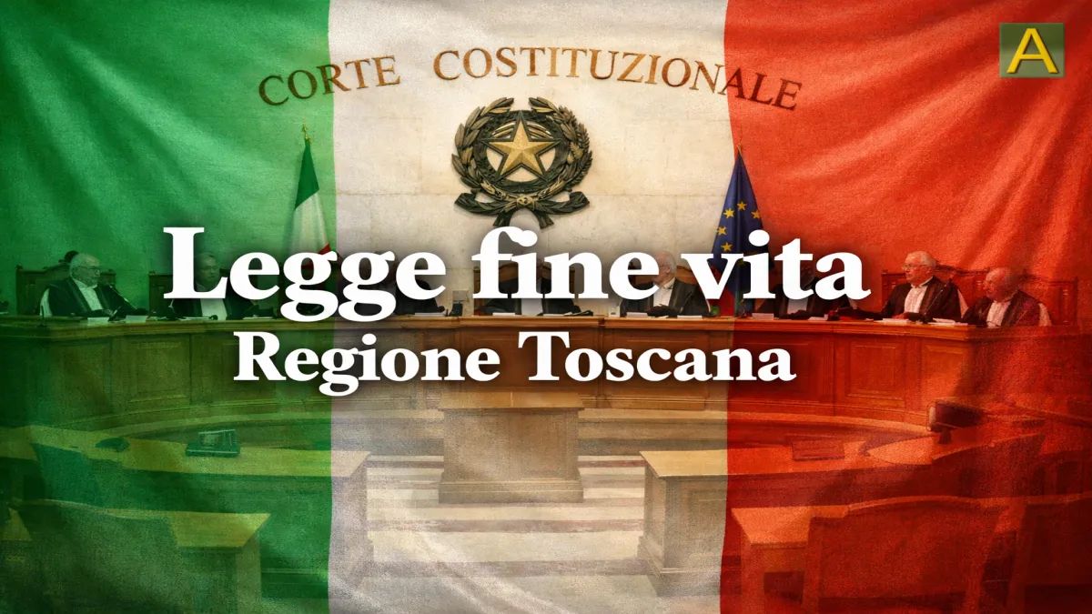 Fine Vita: per la Consulta é illegittima la Legge della Toscana .. ma solo in parte