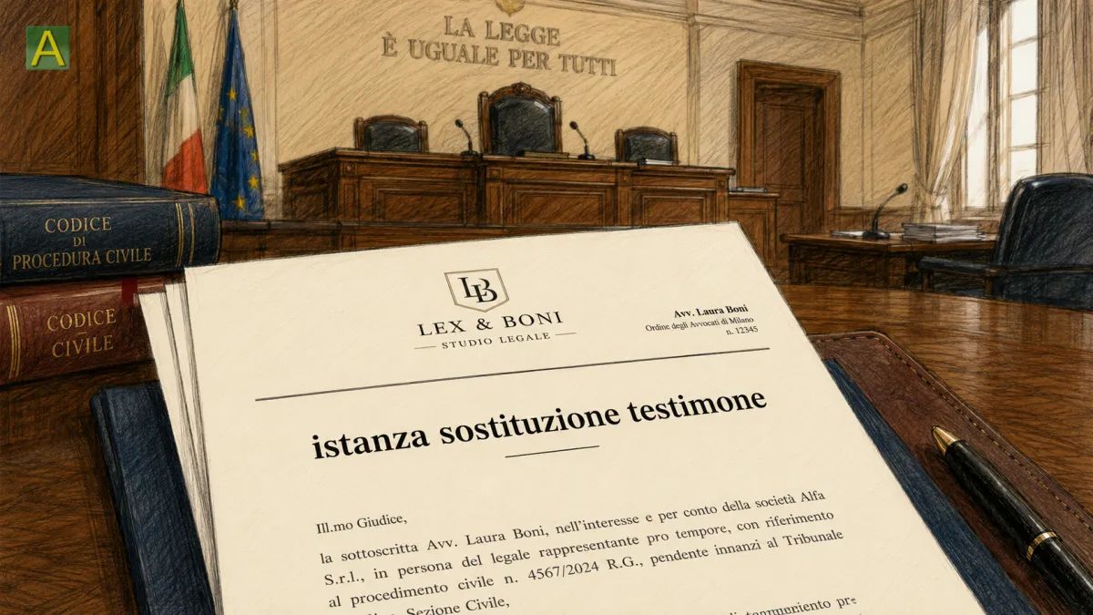 Rinvio d'ufficio dell'udienza e morte del testimone: ammessa la sostituzione