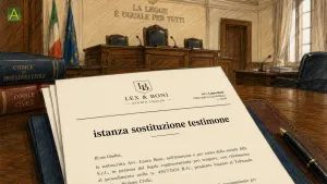 Rinvio d'ufficio dell'udienza e morte del testimone: ammessa la sostituzione