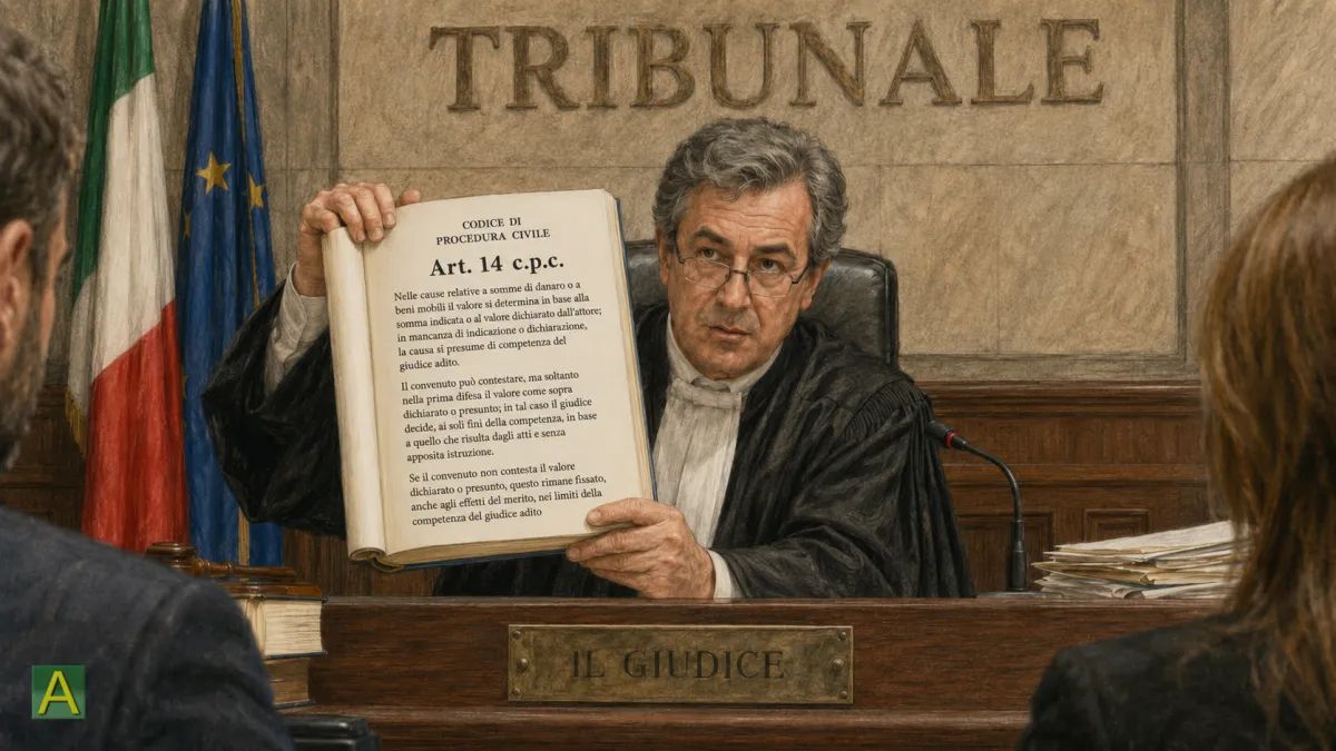 Domanda di facere: valore presunto e competenza del Tribunale