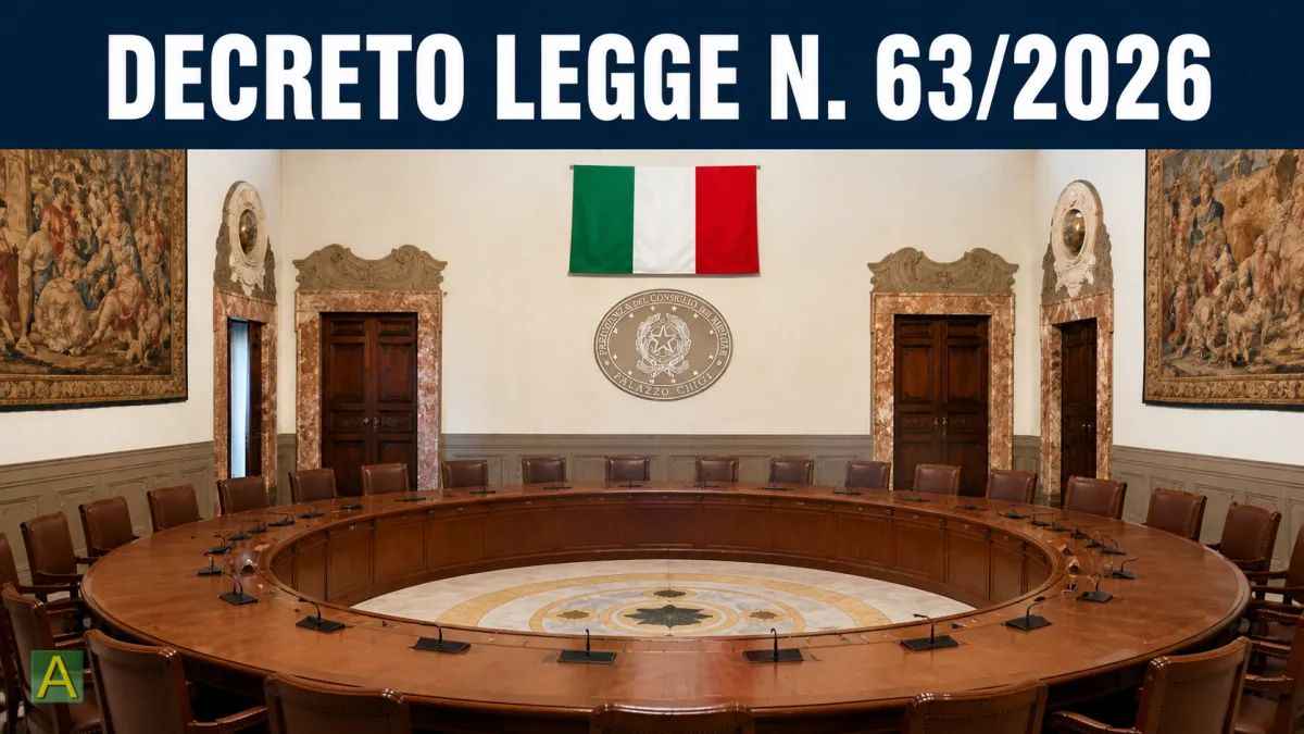 Decreto Legge 63/2026: incentivi all'occupazione e nozione di “giusta retribuzione”