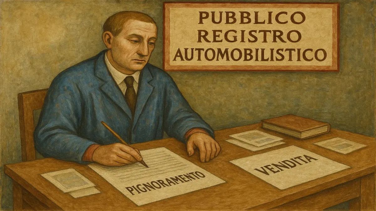 Pignoramento e vendita del veicolo: la trascrizione al Pra.