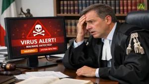 Virus informatico altera la notifica via pec: conseguenze