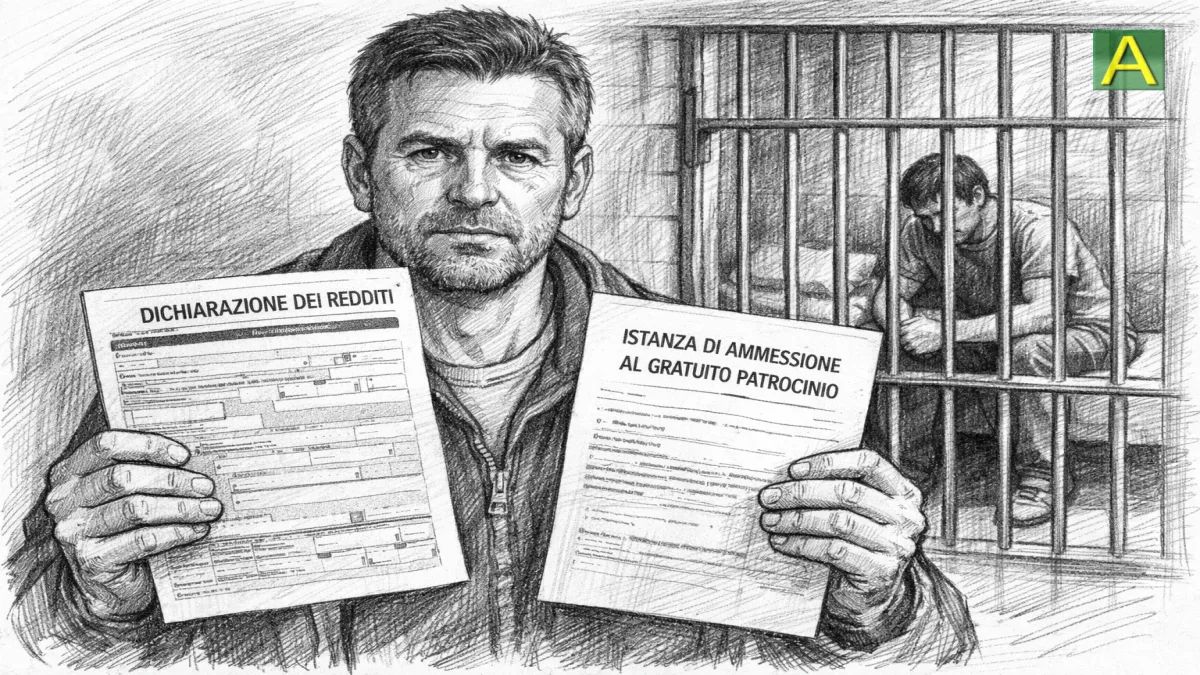 Patrocinio a spese dello Stato: la nozione di convivenza e detenzione