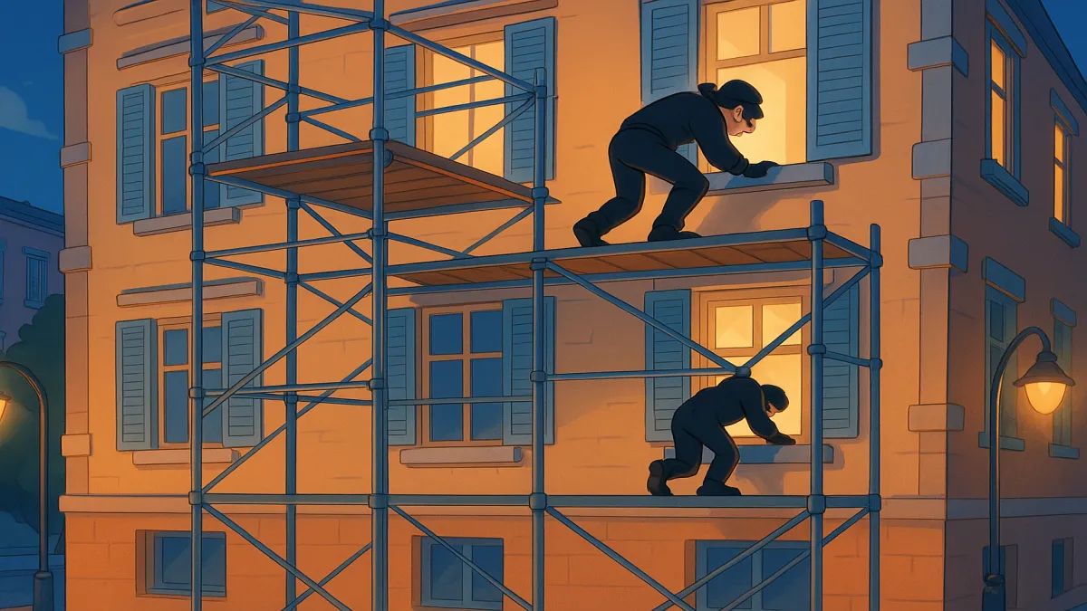 Furto agevolato da ponteggi: responsabilità di appaltatore e condominio