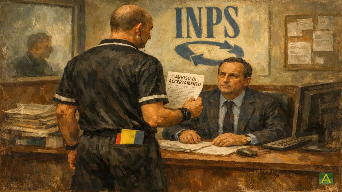 Arbitri: compensi per diritto di immagine e contribuzione previdenziale Inps