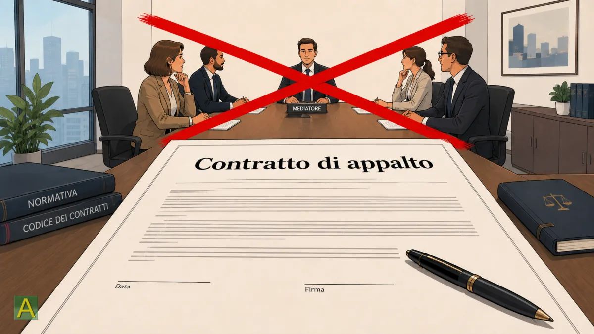 Lite condominio-appaltatore: la mediazione obbligatoria non si applica