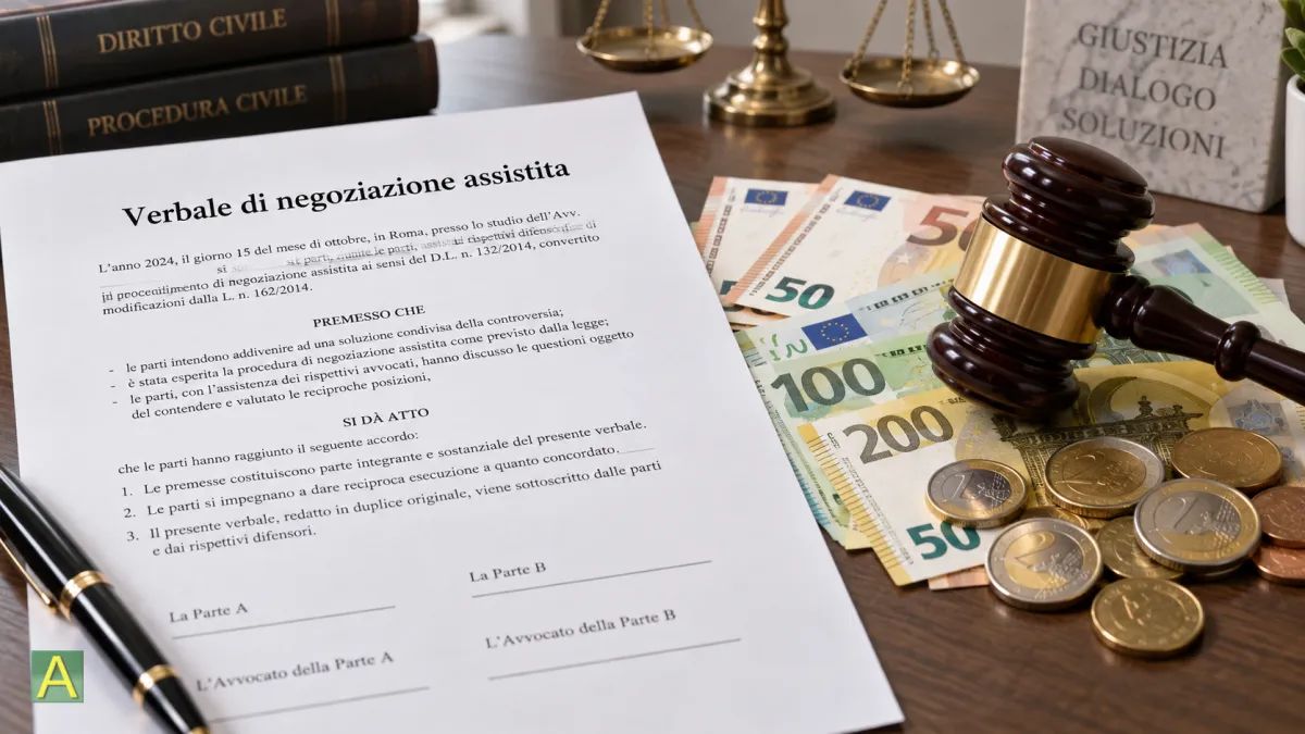 Negoziazione assistita obbligatoria: modalità di liquidazione dei compensi