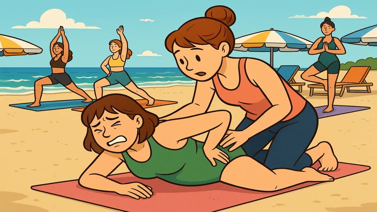 Allieva si infortuna durante la lezione di yoga: insegnante responsabile?