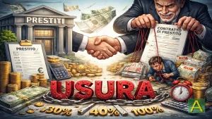 Usura: aggiornati i tassi medi del primo trimestre 2026